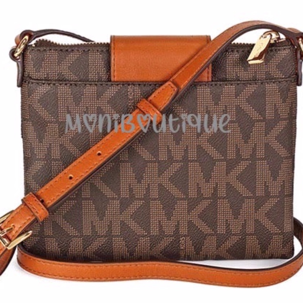 Michael Kors  Signature Brown  Crossbody Bag - Picture 3 of 6